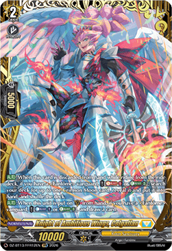 Knight of Ambitious Wings, Colgaflan  (V.2 - Double Frame Rare) - Parallactic Clash (Double Frame Rare) [DZ-BT13-FFR12]