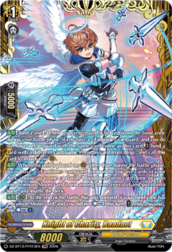 Knight of Charity, Baadact  (V.2 - Double Frame Rare) - Parallactic Clash (Double Frame Rare) [DZ-BT13-FFR13]