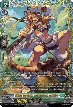 Wind Streaks Huntsman, Gartise  (V.2 - Double Frame Rare) - Parallactic Clash (Double Frame Rare) [DZ-BT13-FFR15]