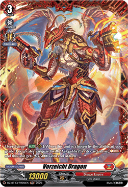 Vorzeicht Dragon  (V.2 - Frame Rare) - Parallactic Clash (Frame Rare) [DZ-BT13-FR05]