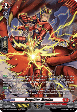 Dragritter, Mardau  (V.2 - Frame Rare) - Parallactic Clash (Frame Rare) [DZ-BT13-FR06]