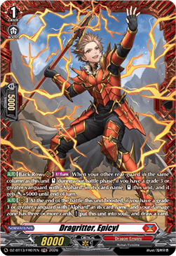 Dragritter, Epicyl  (V.2 - Frame Rare) - Parallactic Clash (Frame Rare) [DZ-BT13-FR07]