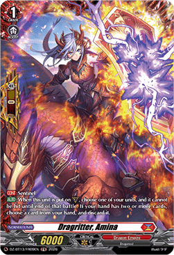 Dragritter, Amina  (V.2 - Frame Rare) - Parallactic Clash (Frame Rare) [DZ-BT13-FR09]