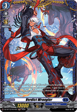 Verdict Wrangler  (V.2 - Frame Rare) - Parallactic Clash (Frame Rare) [DZ-BT13-FR14]