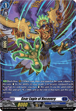 Gear Eagle of Recovery  (V.2 - Frame Rare) - Parallactic Clash (Frame Rare) [DZ-BT13-FR15]