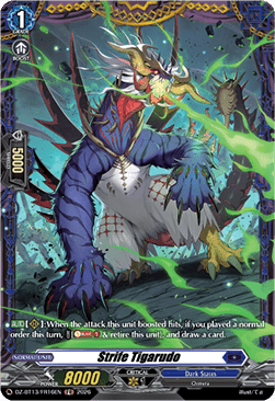 Strife Tigarudo  (V.2 - Frame Rare) - Parallactic Clash (Frame Rare) [DZ-BT13-FR16]