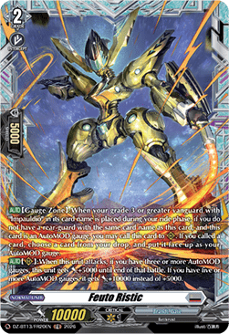Feuto Ristic  (V.2 - Frame Rare) - Parallactic Clash (Frame Rare) [DZ-BT13-FR20]