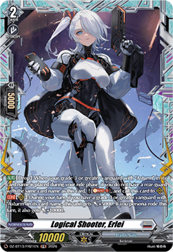 Logical Shooter, Erlei  (V.2 - Frame Rare) - Parallactic Clash (Frame Rare) [DZ-BT13-FR21]