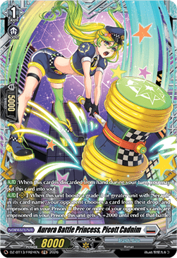Aurora Battle Princess, Picott Cadnim  (V.2 - Frame Rare) - Parallactic Clash (Frame Rare) [DZ-BT13-FR24]