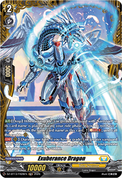 Exuberance Dragon  (V.2 - Frame Rare) - Parallactic Clash (Frame Rare) [DZ-BT13-FR28]