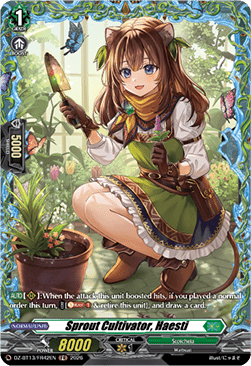 Sprout Cultivator, Haesti  (V.2 - Frame Rare) - Parallactic Clash (Frame Rare) [DZ-BT13-FR42]