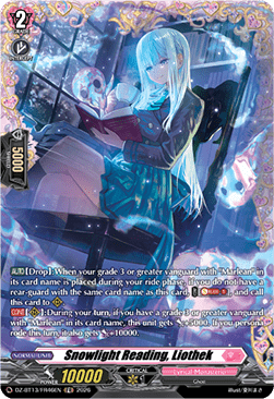 Snowlight Reading, Liothek  (V.2 - Frame Rare) - Parallactic Clash (Frame Rare) [DZ-BT13-FR46]