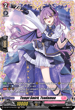 Tempt Smirk, Tsadamua  (V.2 - Frame Rare) - Parallactic Clash (Frame Rare) [DZ-BT13-FR47]