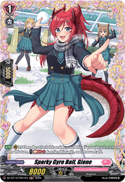 Sparky Gyro Ball, Gione  (V.2 - Frame Rare) - Parallactic Clash (Frame Rare) [DZ-BT13-FR51]