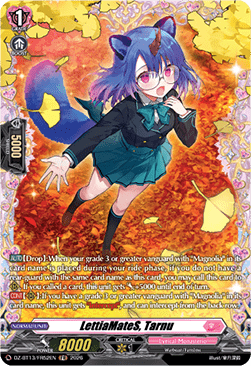 LettiaMateS, Tarnu  (V.2 - Frame Rare) - Parallactic Clash (Frame Rare) [DZ-BT13-FR52]