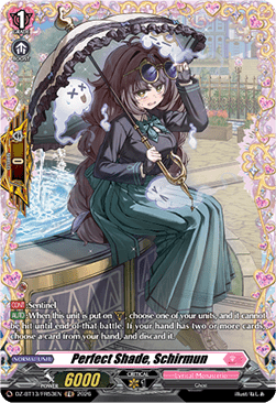 Perfect Shade, Schirmun  (V.2 - Frame Rare) - Parallactic Clash (Frame Rare) [DZ-BT13-FR53]