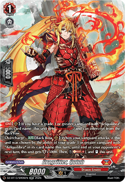 Dragritter, Qutub  (V.3 - Silver Rare) - Parallactic Clash (Silver Rare) [DZ-BT13-SR06]
