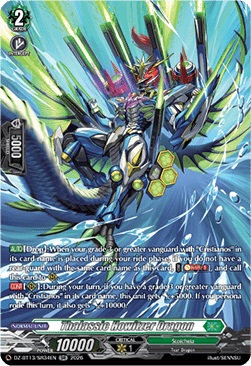 Thalassic Howitzer Dragon  (V.3 - Silver Rare) - Parallactic Clash (Silver Rare) [DZ-BT13-SR34]