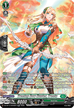 Treetop Bow Hunter, Treeta  (V.3 - Silver Rare) - Parallactic Clash (Silver Rare) [DZ-BT13-SR36]