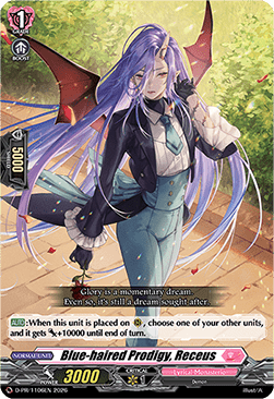 Blue-haired Prodigy, Receus [D Format] (V.3 - Promo)