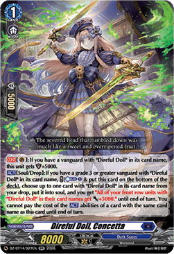 Direful Doll, Concetta [D-Format] (V.1 - Double Rare)