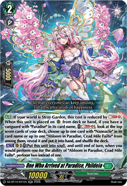 One Who Arrived at Paradise, Phildeia [D-Format] (V.1 - Double Rare)