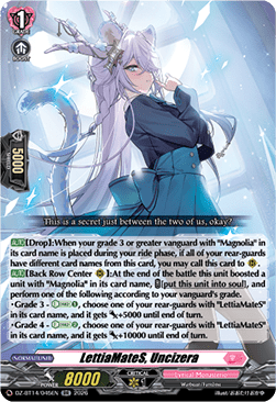 LettiaMateS, Uncizera [D-Format] (V.1 - Double Rare)