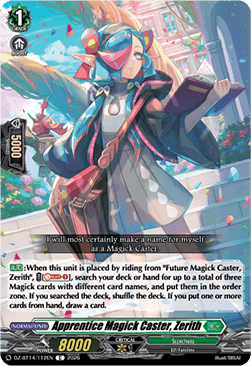 Apprentice Magick Caster, Zerith [D-Format]