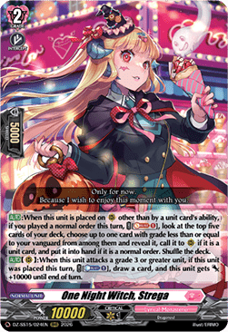 One Night Witch, Strega [D-Format]