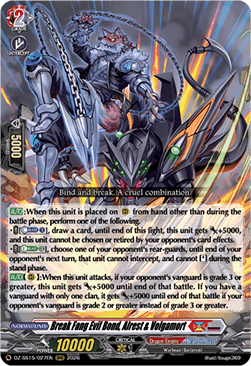 Break Fang Evil Bond, Alrest & Volgamort [D-Format] (V.1 - Triple Rare)
