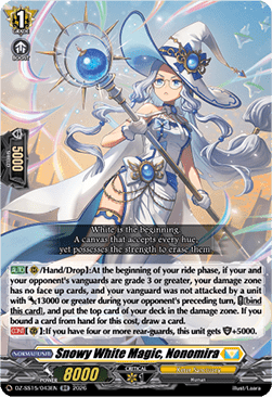 Snowy White Magic, Nonomira [D-Format] (V.1 - Double Rare)