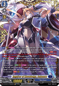 Inquirer of Knowledge, Selseera [D-Format] (V.2 - Double Frame Rare)