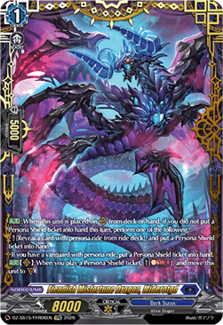 Fiendish Misfortune Dragon, Miderotgd [D-Format] (V.2 - Double Frame Rare)