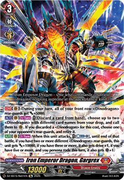 Iron Emperor Dragon, Gargrex [D-Format]