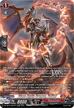Blaze Equip Dragon, Vaikal [D-Format] (V.2 - Silver Rare)