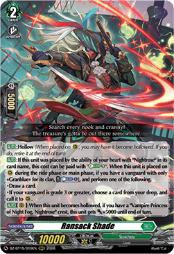 Ransack Shade [D-Format] (V.1 - Triple Rare)