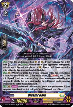Blaster Dark [D Format] (V.1 - Double Rare)