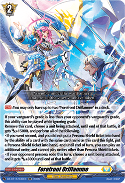 Forefront Oriflamme [D-Format] (V.1 - Double Rare)