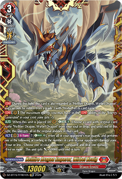 Hellfire Dragon Emperor, Wirbel Kenig [D-Format] (V.2 - Double Frame Rare)