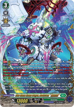 Blue Storm Karma Dragon, Maelstrom "Яeverse" [D-Format] (V.2 - Double Frame Rare)