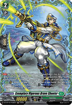 Exemplary Vigorous Brave Shooter [D-Format] (V.2 - Frame Rare)