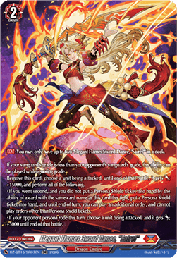 Elegant Flames Sword Dance, "Sairei" [D-Format] (V.3 - Silver Rare)