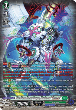 Blue Storm Karma Dragon, Maelstrom "Яeverse" [D-Format] (V.4 - Silver Rare)