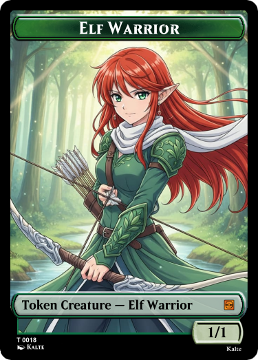 Token Creature - Elf Warrior