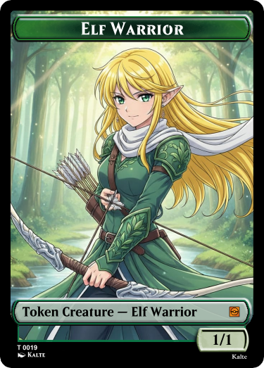 Token Creature - Elf Warrior