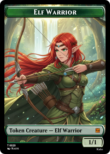 Token Creature - Elf Warrior